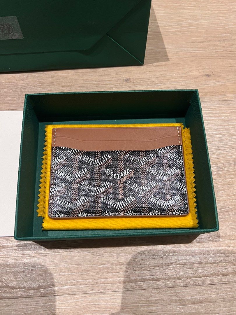 Goyard Card Holder Tan (Category: Luxury Bags & Wallets) located in Manila. Submitted by nix1203 (Listing ID 1227897392, Image 2). Description: WTS Goyard Card Holder Tan Bnew complete.