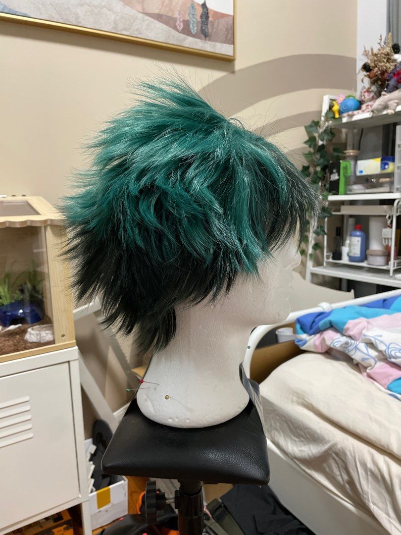 Green shop wigs ebay