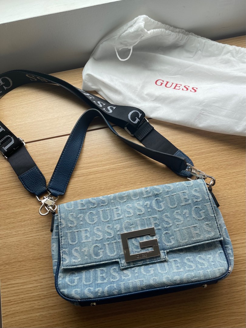 Guess brightside hotsell shoulder bag denim