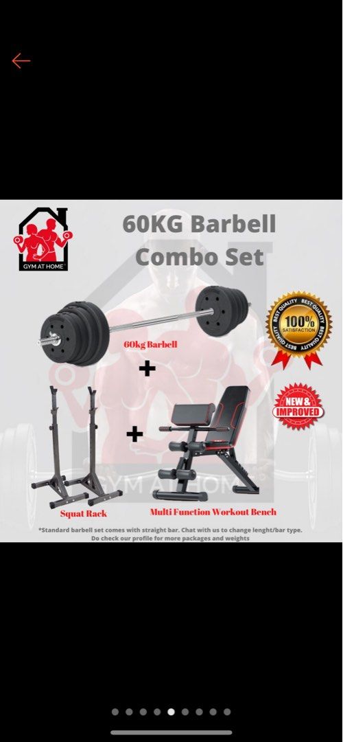 Gym combo set with bench store