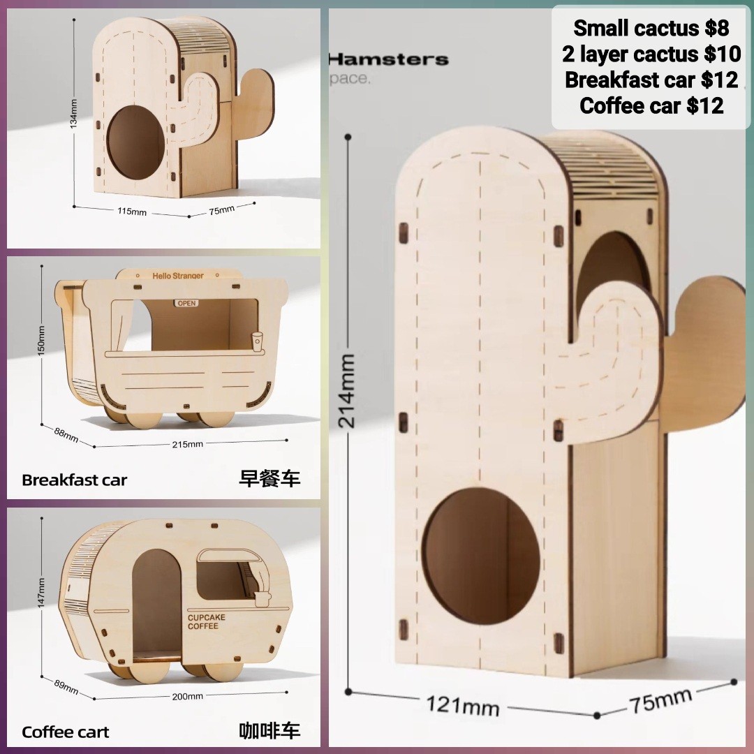 Hamster Hideouts Pet Supplies Homes Other Pet Accessories On Carousell