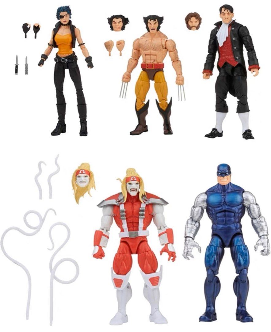 HASBRO MARVEL LEGENDS WOLVERINE 5 PACK, Hobbies & Toys, Toys & Games on