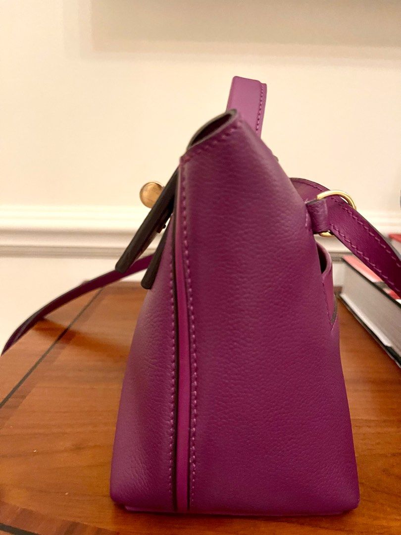 Hermès Mini Kelly Purple anemone chèvre - ASL1902 – LuxuryPromise