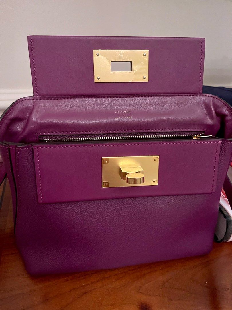 Hermès Mini Kelly Purple anemone chèvre - ASL1902 – LuxuryPromise