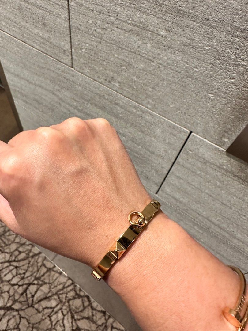 Hermes Bracelet CDC in 18k Rose Gold Luxury Accessories on Carousell