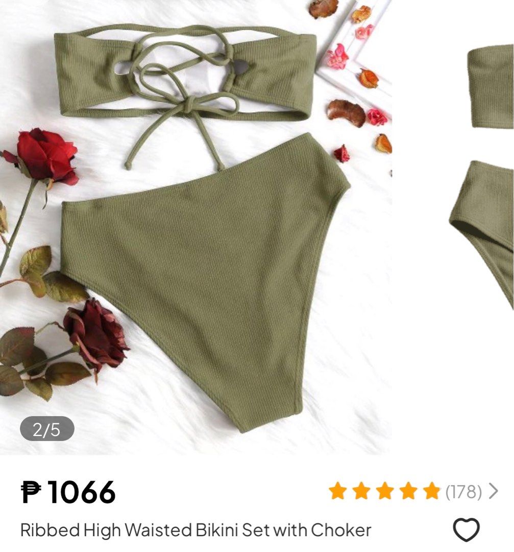 High Waisted Bikini Swimsuit with Choker (Category: Bikinis & Swimsuits) located in Quezon City. Submitted by mmadamba (Listing ID 1227834657, Image 3). Description: .