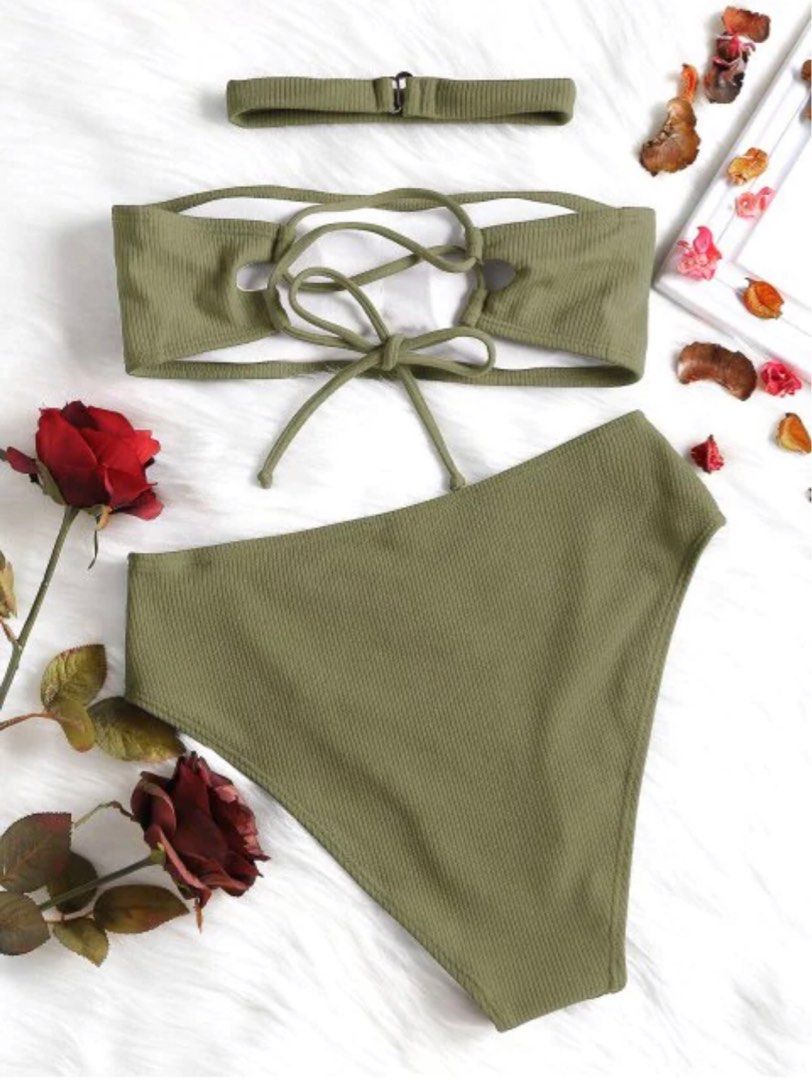High Waisted Bikini Swimsuit with Choker (Category: Bikinis & Swimsuits) located in Quezon City. Submitted by mmadamba (Listing ID 1227834657, Image 2). Description: .