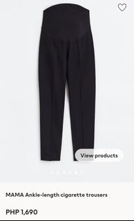 H&M MAMA Ankle-Length Cigarette Trousers