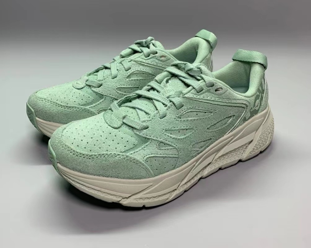 HOKA ONE ONE Clifton L Suede 克里夫頓減震公路跑鞋男女同款