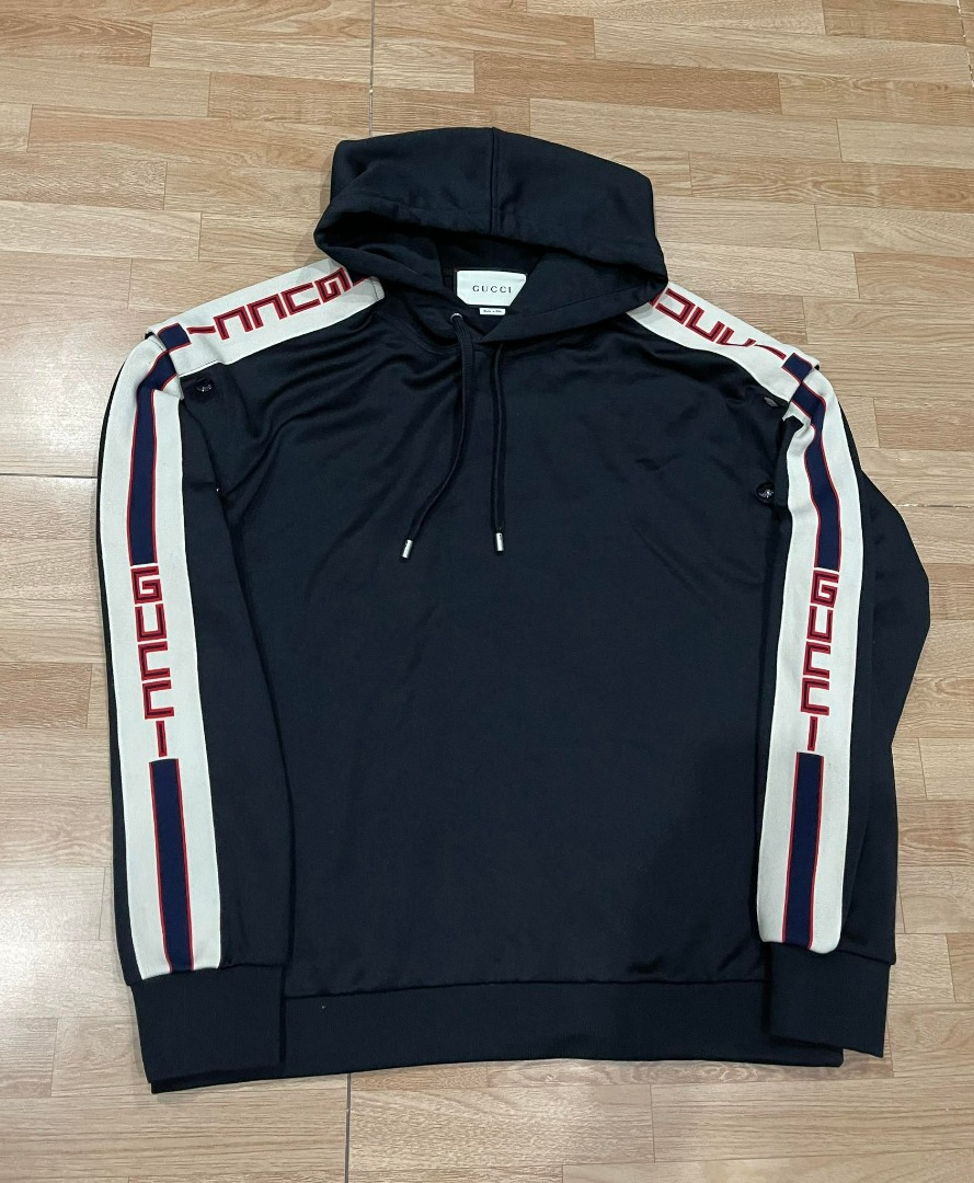 Gucci technical jersey hoodie store
