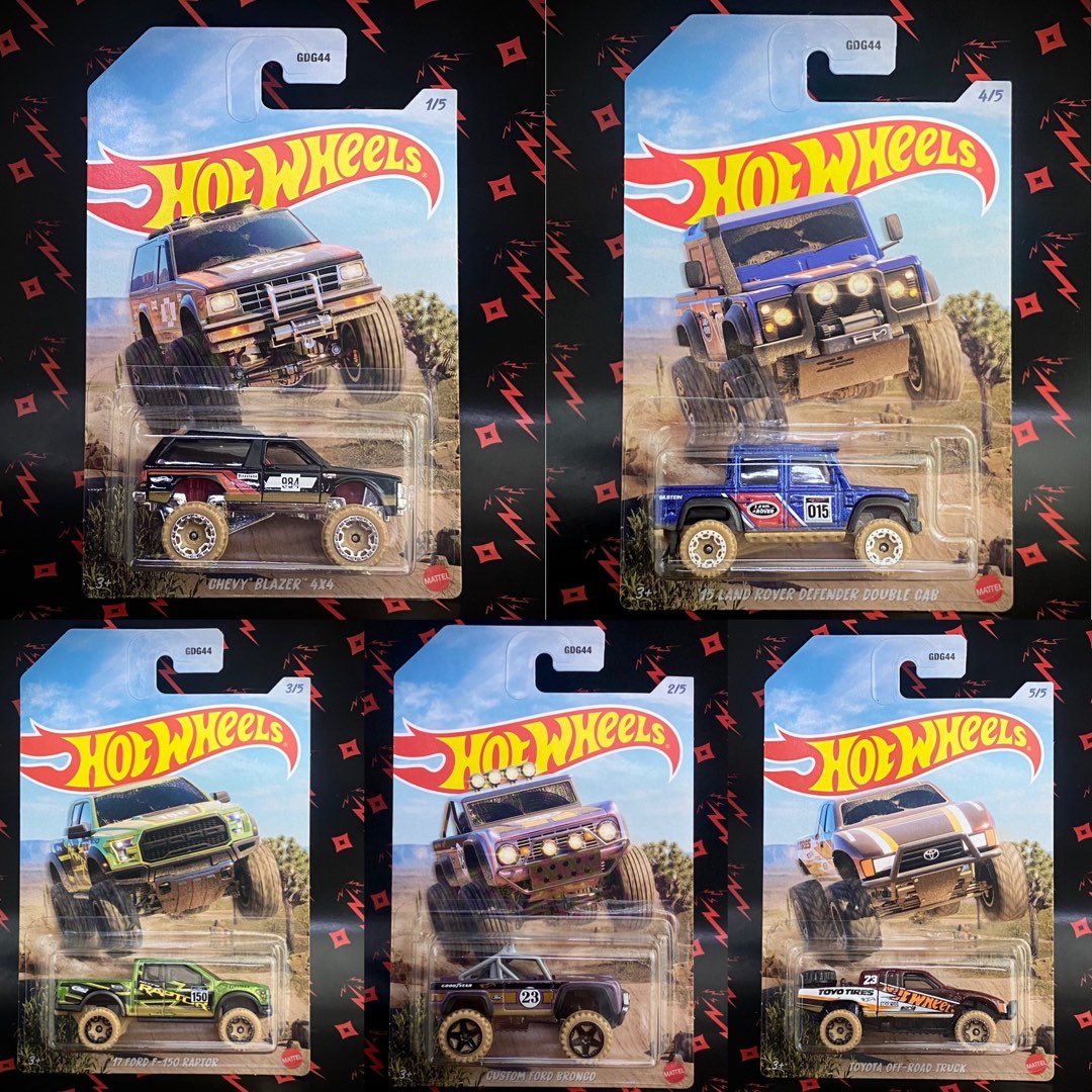 Hot Wheels Off Road 4x4 Mainline > Hotwheels Chevy Blazer 4x4 > Custom