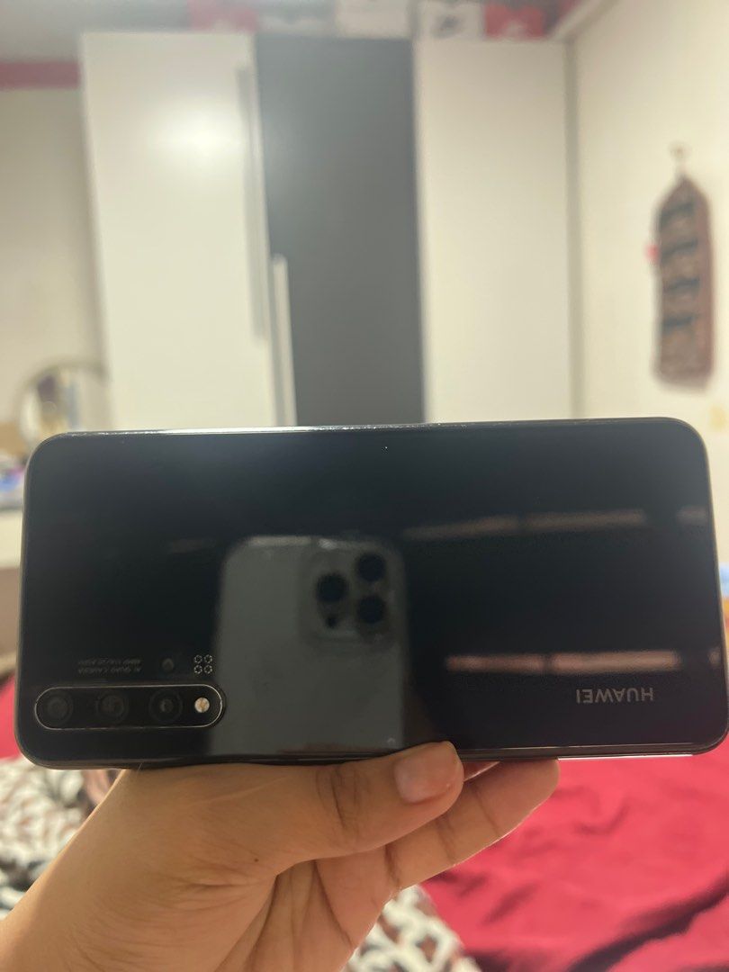 Huawei nova 5t (Category: Huawei) located in Manila. Submitted by shululu08 (Listing ID 1227754370, Image 2). Description: Selling my spare phone di po talaga sya nagagamit . In very good condition pang hotspot lang kapag walang wifi Brand new price pa nya today is 15k Price is negotiable for sure buyer Huawei Nova 5t 128/8GB Ram 6.26-inches Android 10 64MP+16MP+2MP+2MP main camera 32MP Front Camera 3750mAh battery 98%smooth package with box pa p