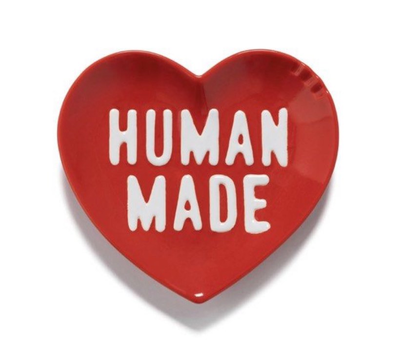 Human Made Heart Ceramic Tray