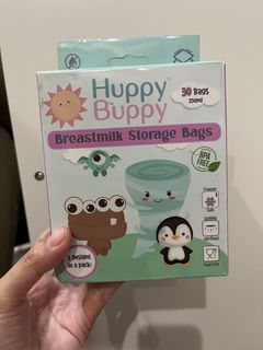 Huppy  Buppy Breastmilk Storage Bags 250 ml