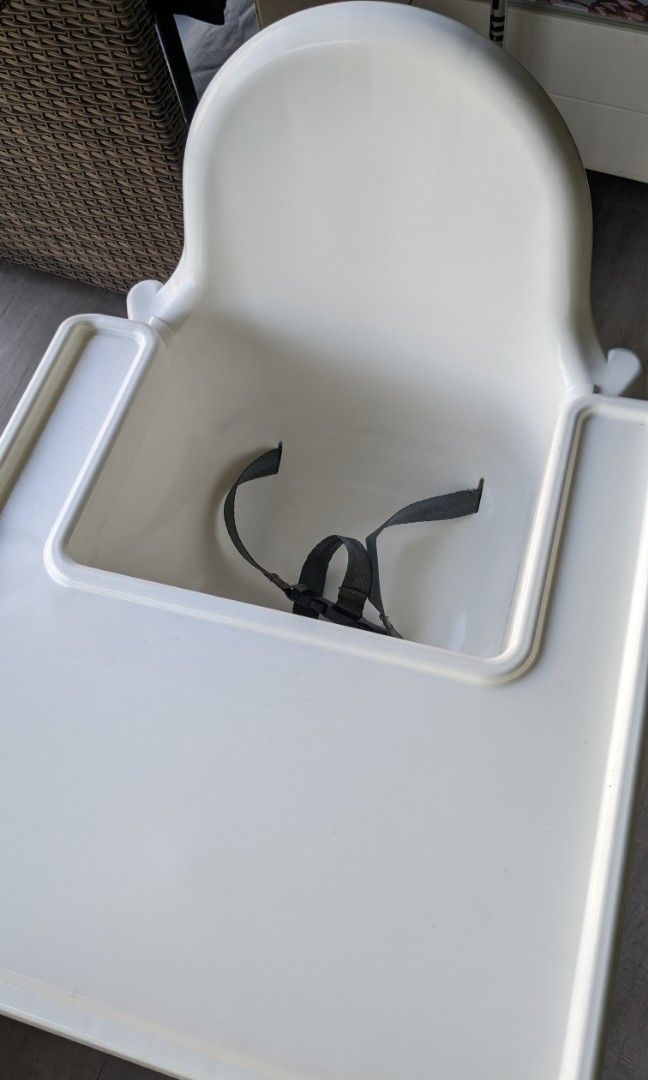 IKEA Baby high Chair white, Babies & Kids, Baby Nursery & Kids