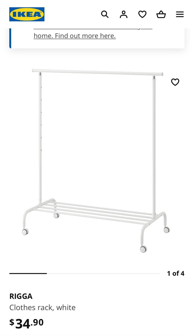 IKEA clothes rack/IKEA drying rack, Furniture & Home Living, Furniture