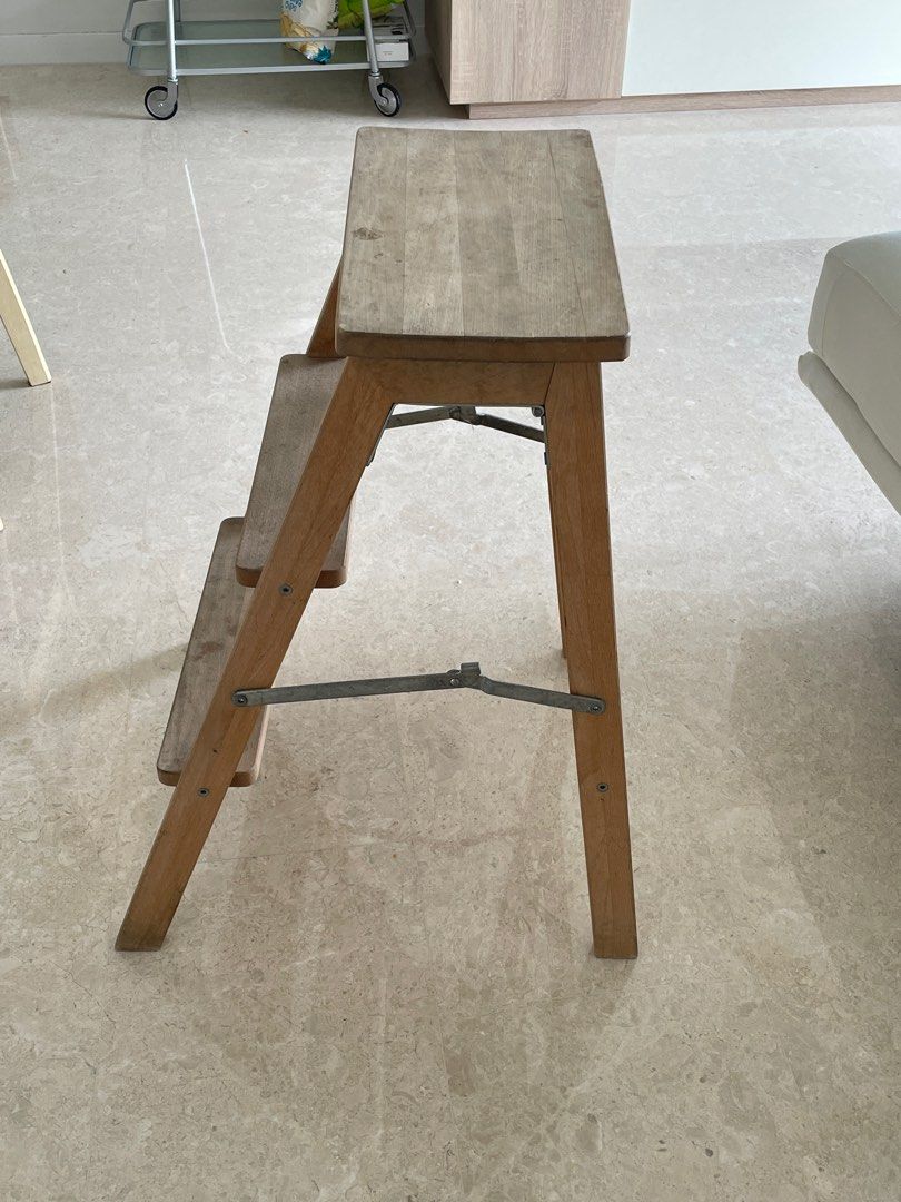 ikea folding step ladder, Furniture & Home Living, Home Improvement