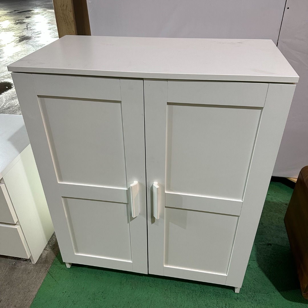 Ikea White with doors, Furniture & Home Living, Furniture