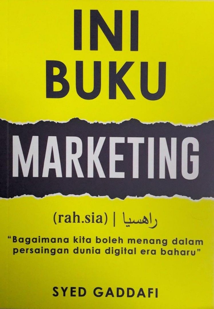 INI BUKU MARKETING, Hobbies & Toys, Books & Magazines, Storybooks on ...