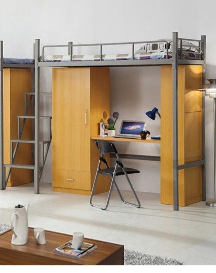 Iron bunk bed rack (No bed included), Furniture & Home Living ...