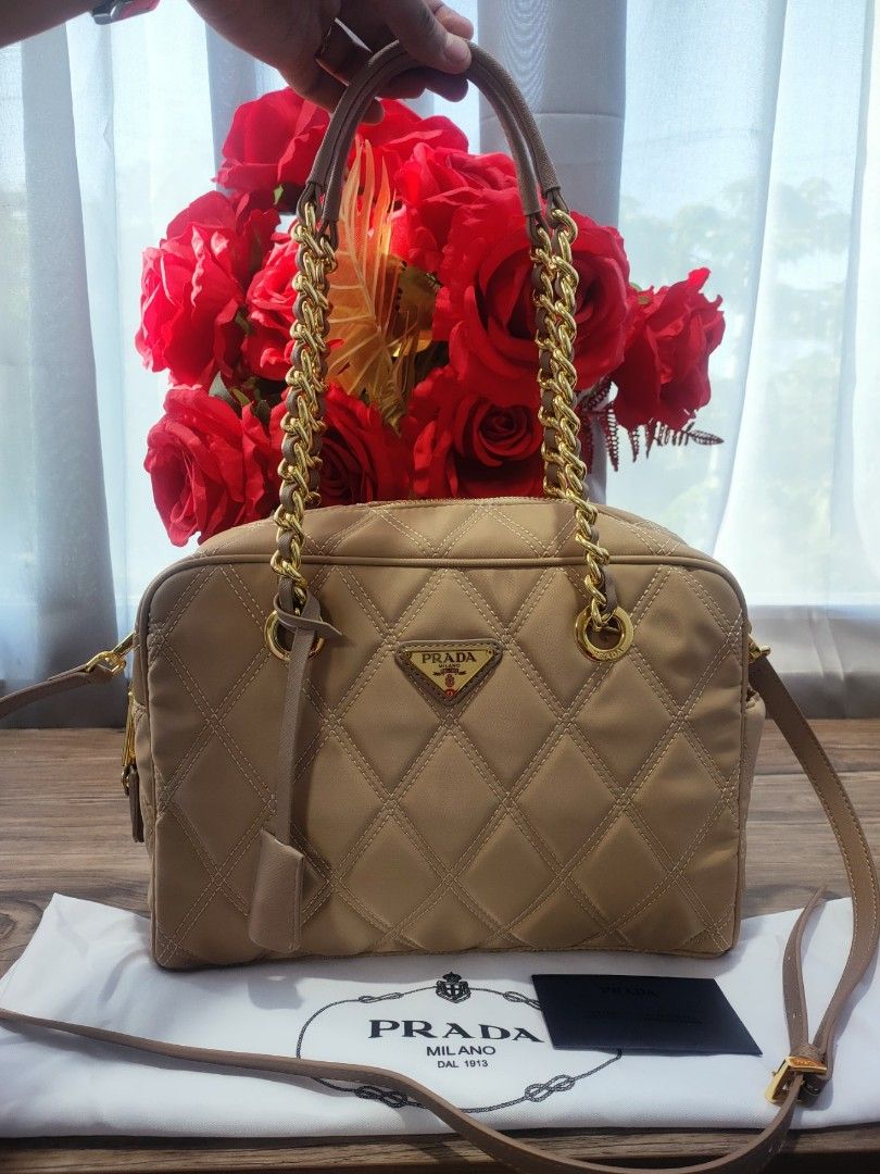 Japan Surplus Prada Tessuto Nylon Canvas (Category: Luxury Bags & Wallets) located in Cebu City. Submitted by elcoleccion21 (Listing ID 1227791721, Image 1). Description: 🇯🇵 Japan Source bag 💯 Quality GUARANTEED 💯 🇯🇵 coded 🇯🇵 No flaws 🇯🇵 Genuine nylon Canvas.