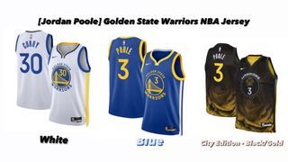 Jordan Poole Warriors #3 Outdated Classic Mitchell Ness Jersey