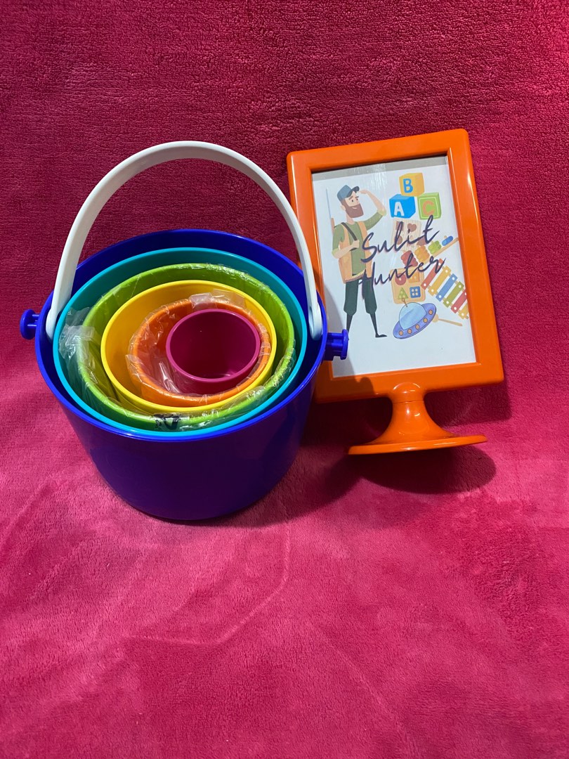 Jumbo Stacking Cups, Hobbies & Toys, Toys & Games on Carousell