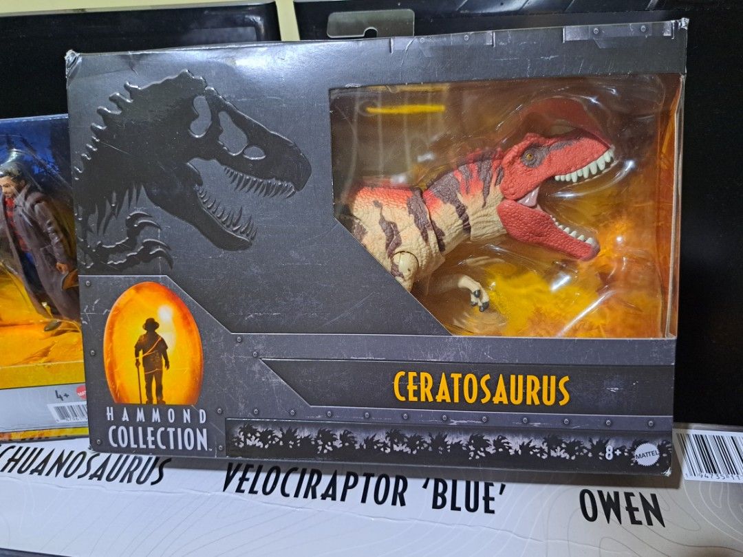 CERATOSAURUS HAMMOND COLLECTION JURASSIC WORLD DOMINION MATTEL - - A melhor loja de dinossauros de coleção do Brasil