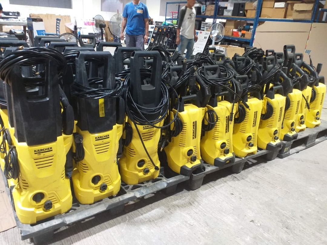 KArcher k2 and k3 pressure washer (Category: Hose and Watering Devices) located in Muntinlupa City. Submitted by aus-plus (Listing ID 1227768275, Image 1). Description: K2 3,400 K3 3,900 Items are surplus from australia, can be classified also as mallpullout/factory overruns. Some items are: *No box/with box *Others may have minor marks and scratches *not complete accesories Will indicate upon purchase. Pls contact me at: 09067836420 Sales Person