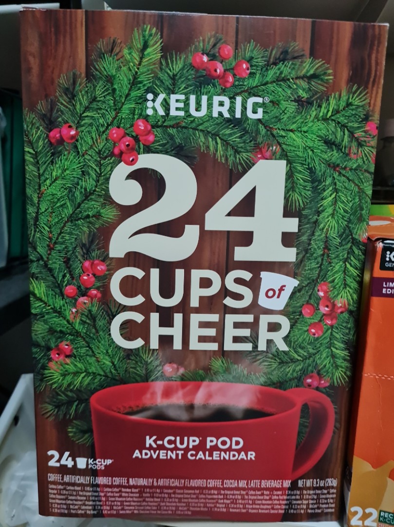 Keurig K Cup Variety Pack Kcups Pods Surprise Advent Calendar on Carousell