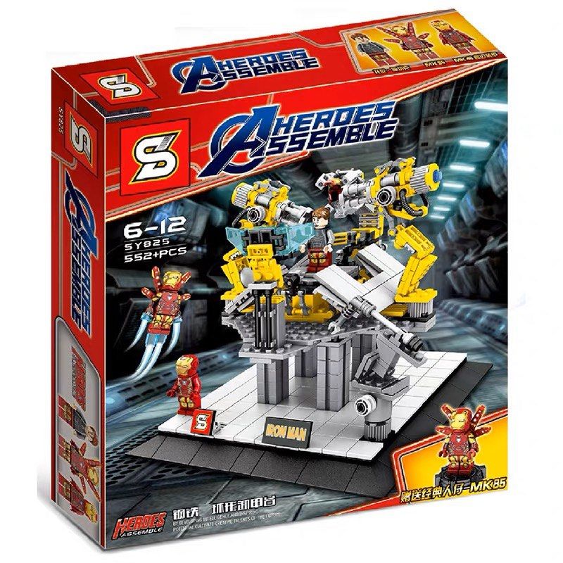 Kids Children Adult Iron Man Avengers Hero Assemble Lego Building Blocks Great for Gifting