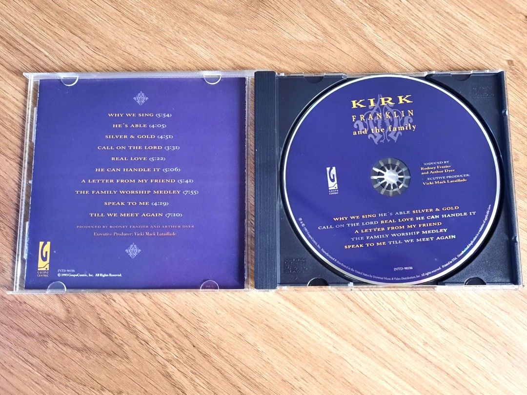 Kirk Franklin and the Family (1993) CD, Hobbies & Toys, Music & Media