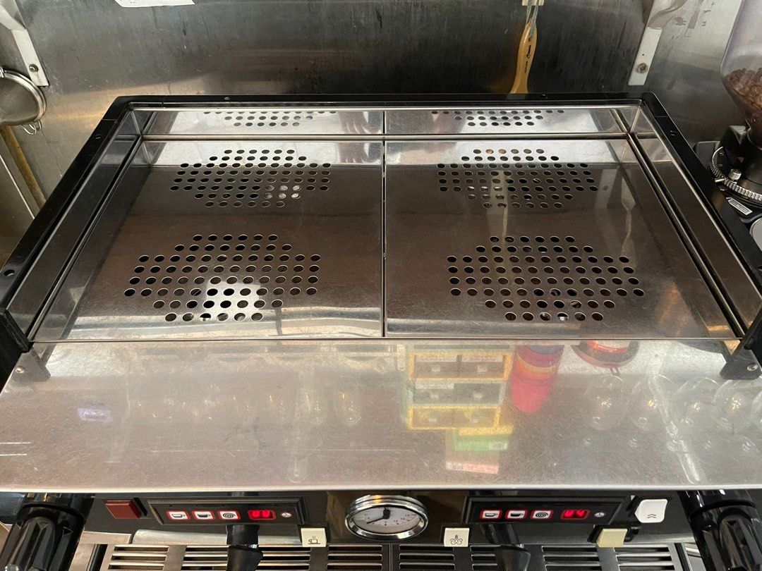 La Marzocco Linea Classic 2 Group Espresso Coffee Machine with shot