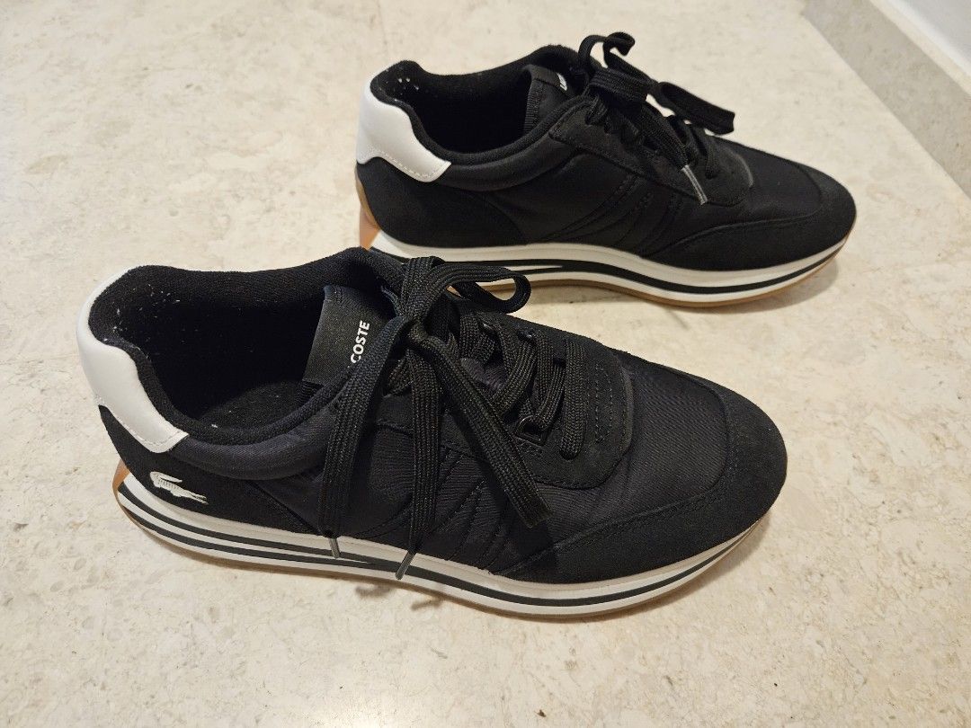 Mens lacoste discount trainers size 8