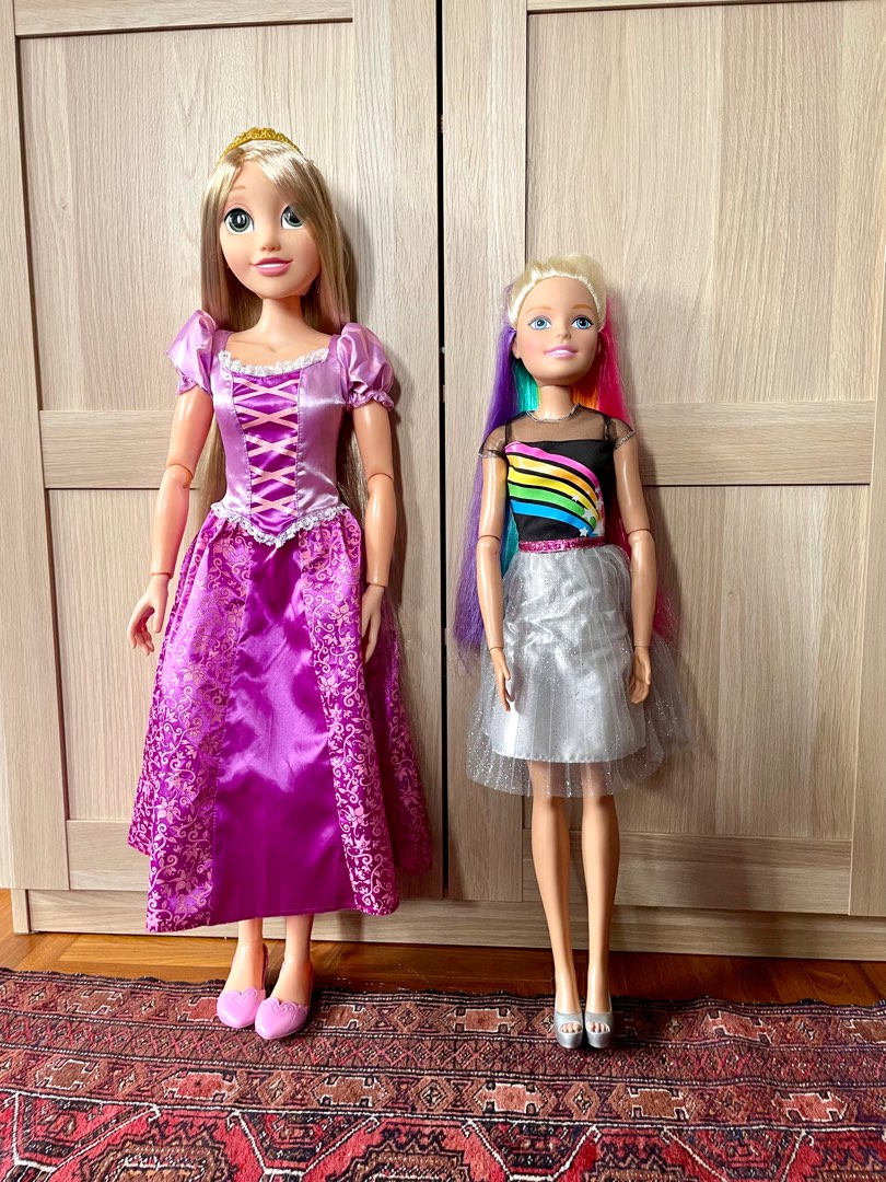 A big rapunzel doll hot sale