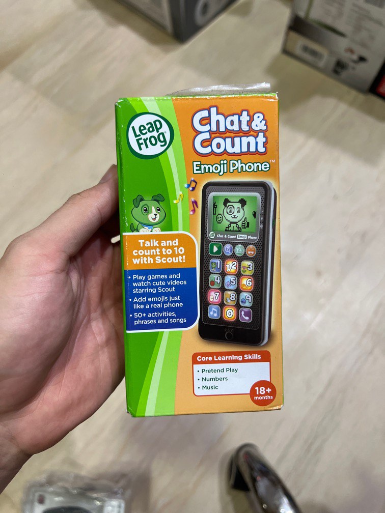 leap frog chat and count emoji phone toy, Babies & Kids, Infant