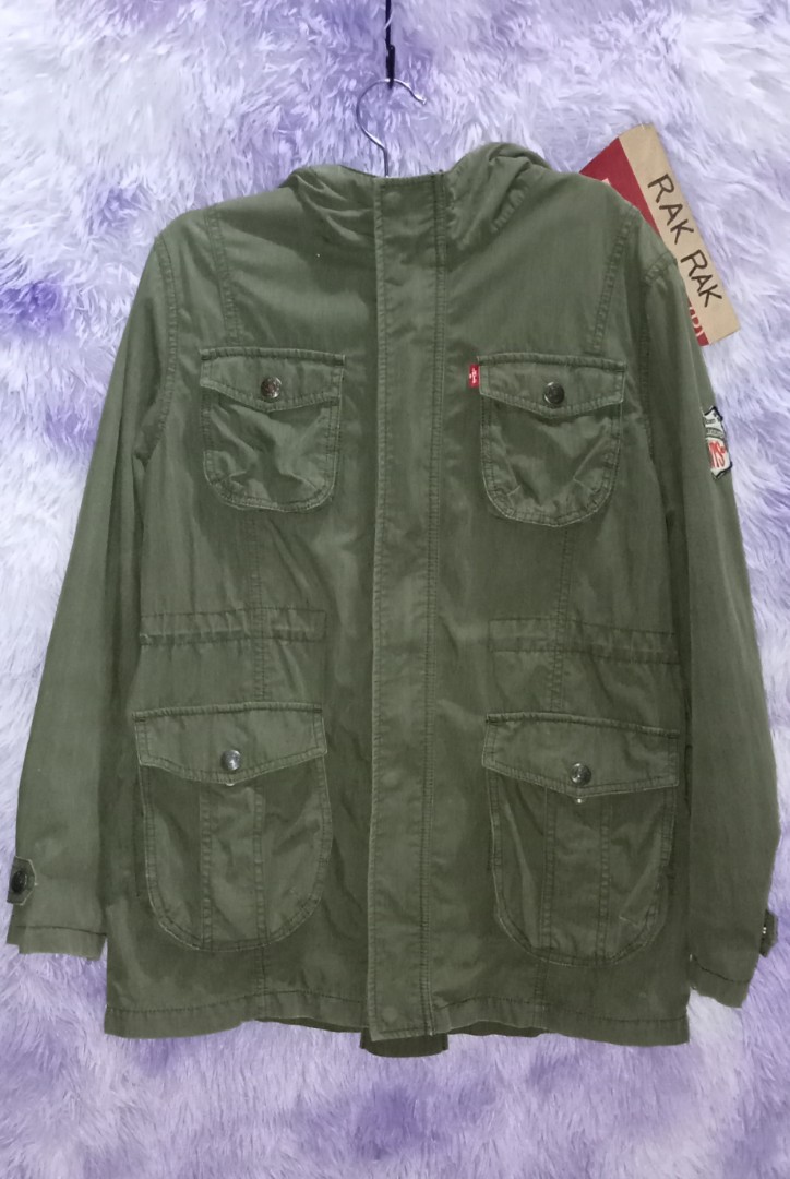 Levi'S Military Field Jacket W/Hood, Men'S Fashion, Coats, Jackets And  Outerwear On Carousell