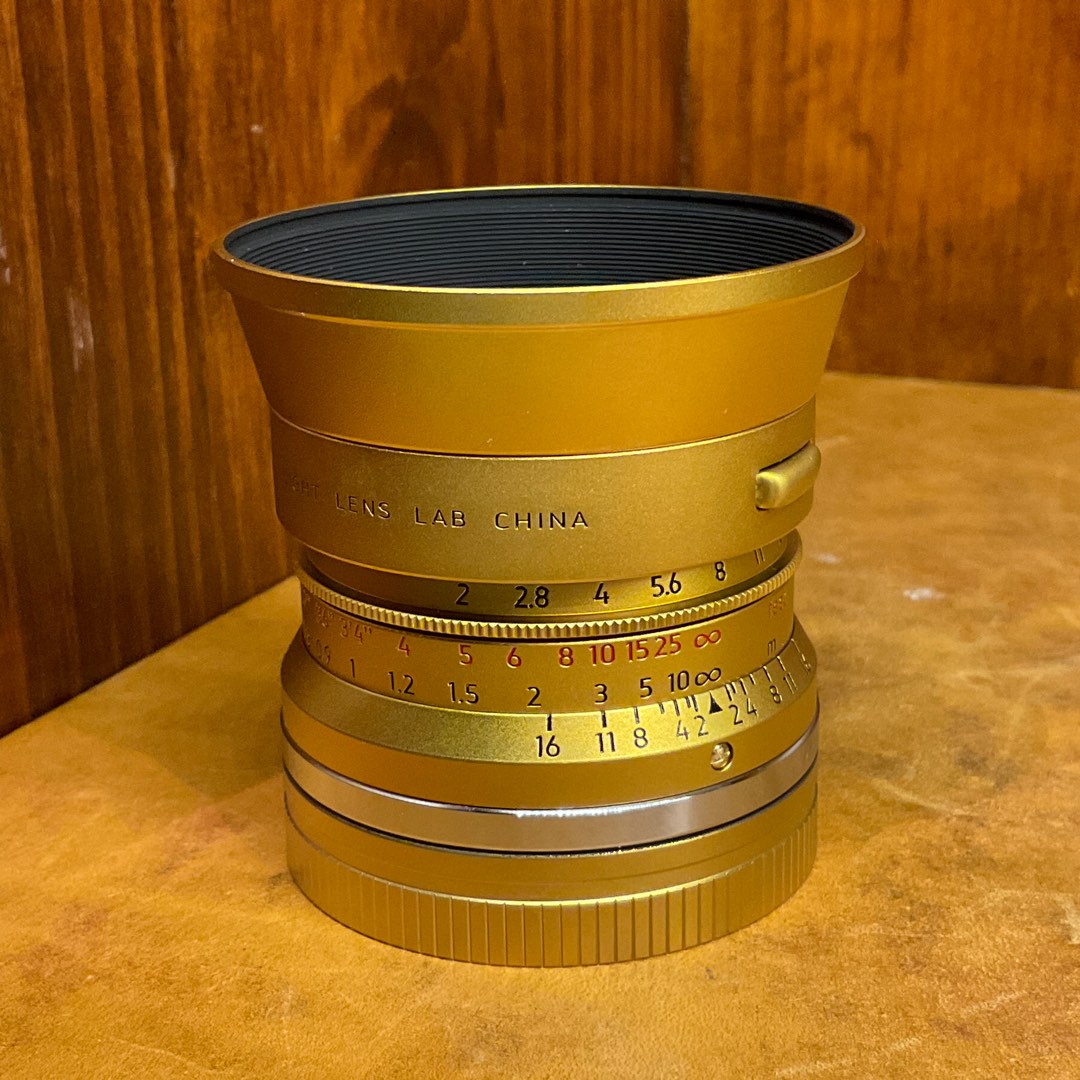 Light Lens Lab 35F2 gold Limited Edition, Photography, Lens & Kits on