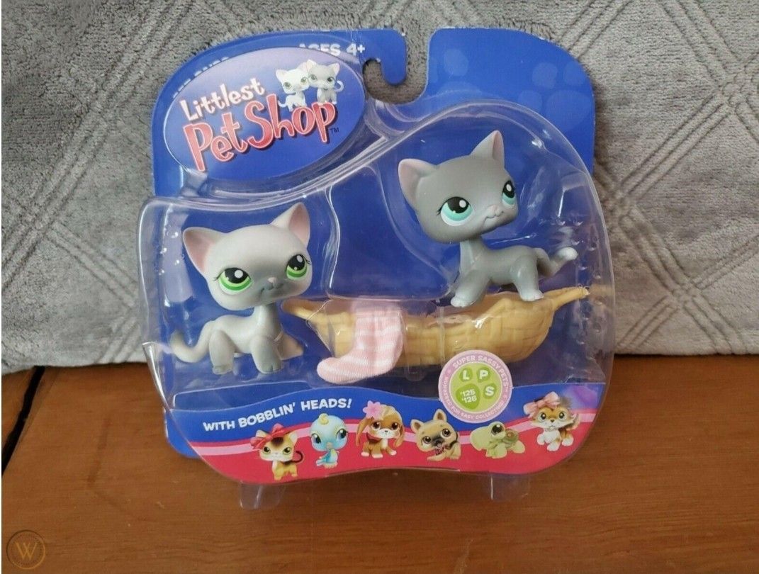 Littlest pet shop shorthair set lps