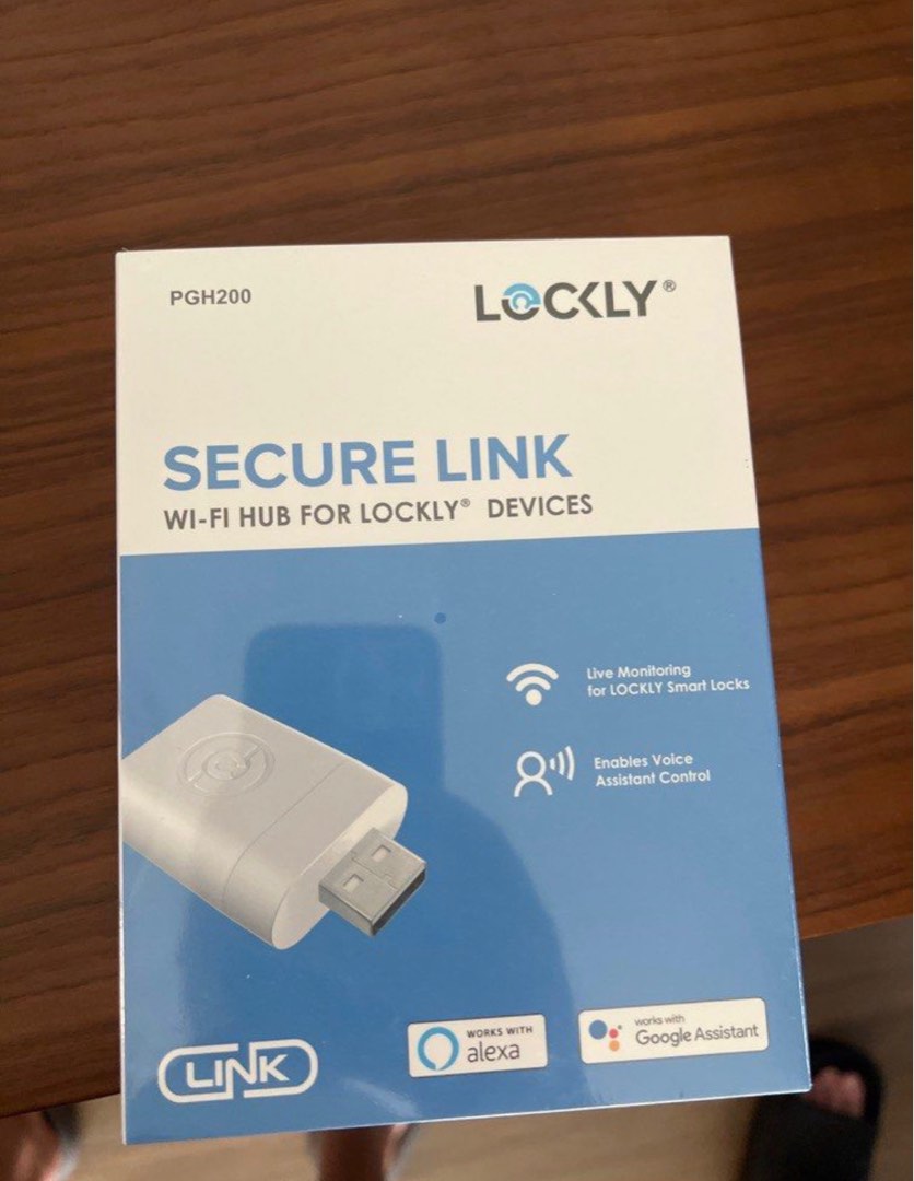 lockly secure link wifi hub for lockly devices, 傢俬＆家居, 保安及門鎖 , 門鎖、門、閘