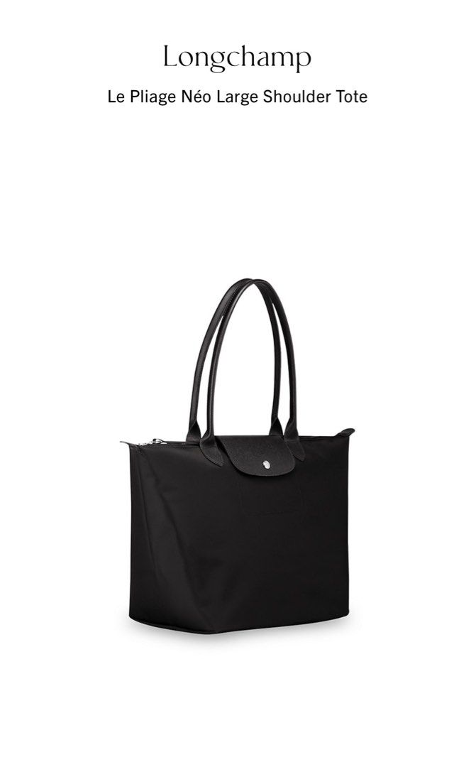 Le Pliage Energy S Handbag Black - Recycled canvas (L1512HSR001)