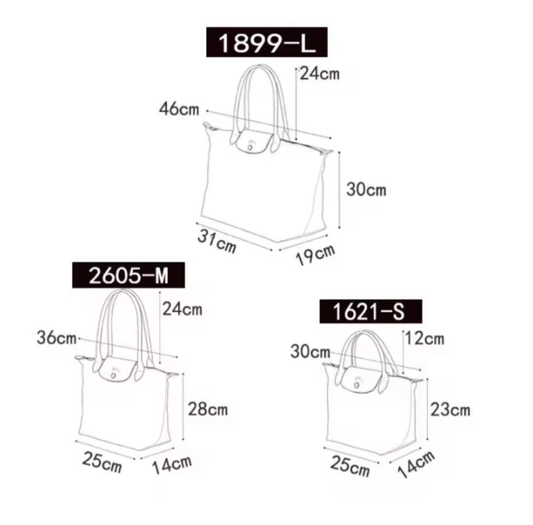 longchamp large size tote Bag long handle navy blue new large