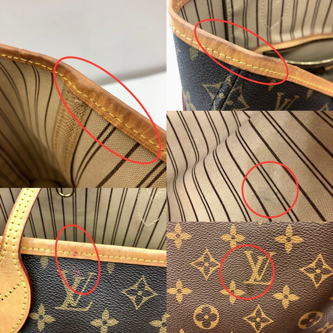 DISCOUNTED] LOUIS VUITTON M40995 MONOGRAM NEVERFULL MM RFID W/POUCH &  INITIALS TOTE BAG 237012508 “, Luxury, Bags & Wallets on Carousell