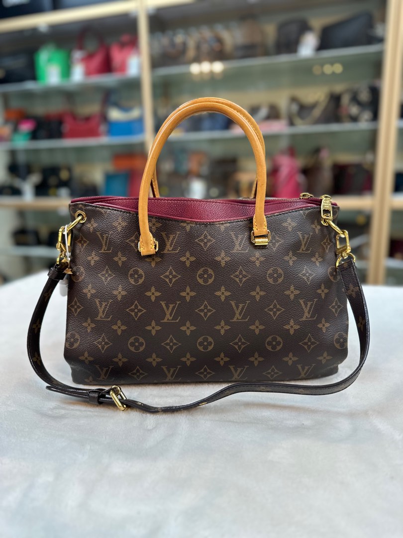 LV PALLAS CHAIN SHOULDER BAG FULL LEATHER, Luxury, Bags & Wallets on  Carousell