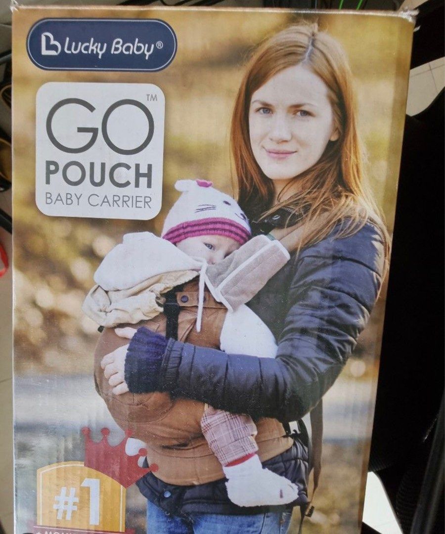 Lucky Baby GO Pouch Carrier in Pink, Babies & Kids, Going Out, Carriers
