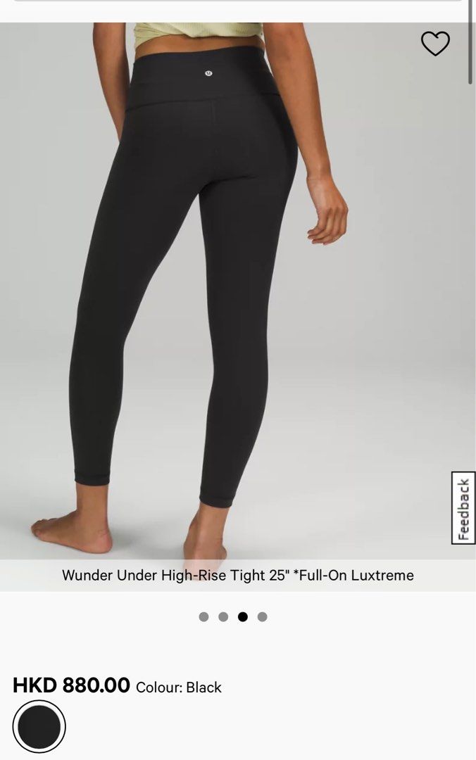 Lululemon Wunder Under HR Tight 28", Women's Fashion, Activewear on