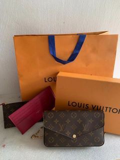 Louis Vuitton Pochette Felicie Monogram Creme / Rose Trianon NEW W/BOX, Bag  &tag