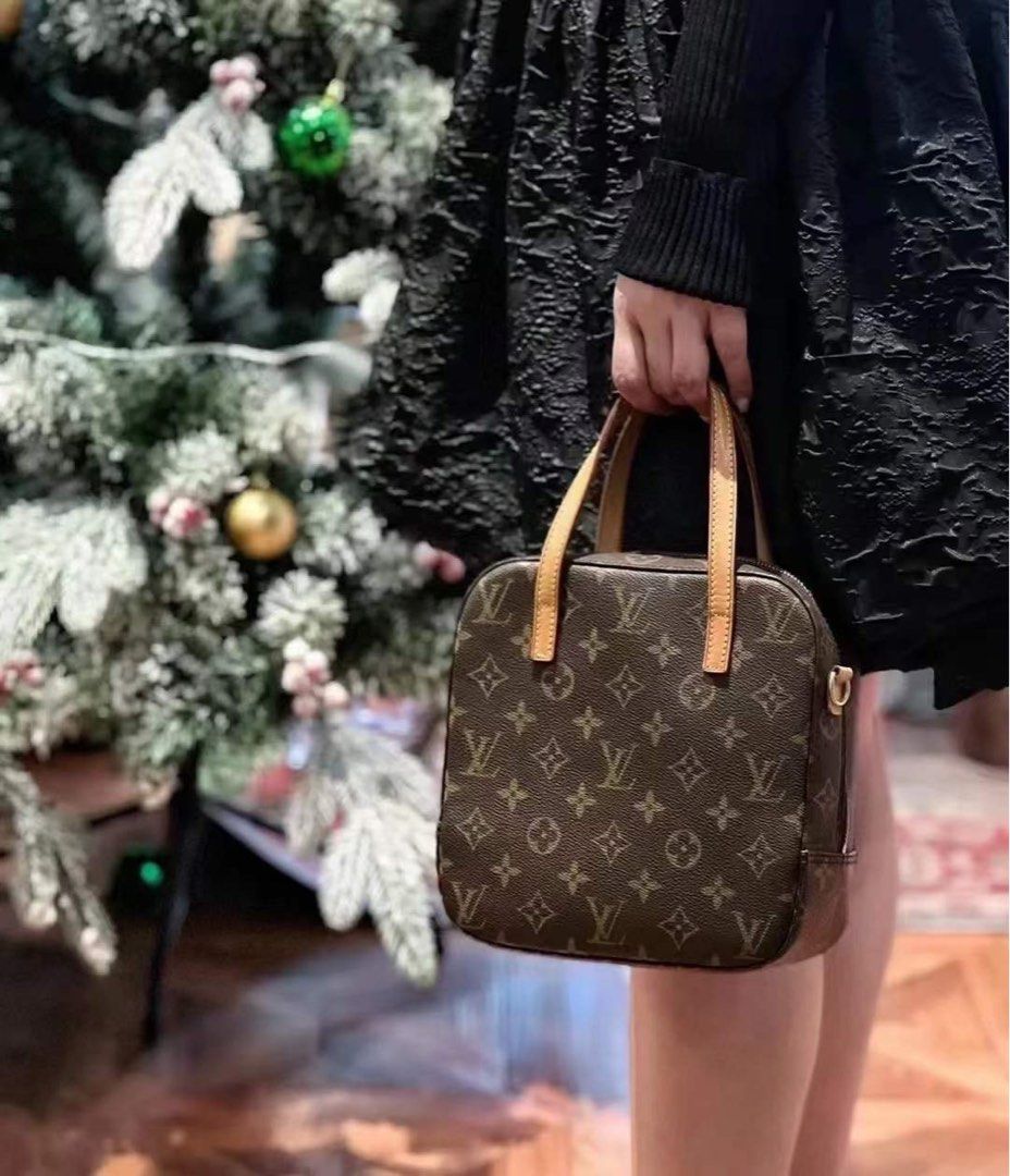 LV Louis Vuitton Spontini Shoulder Bag Monogram Canvas GHW