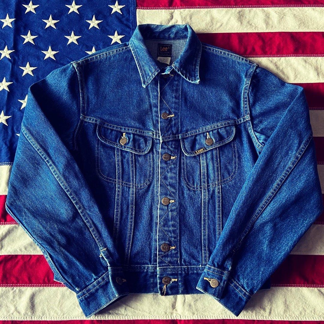 vintage made in USA Lee 80s denim ae - デニム/ジーンズ