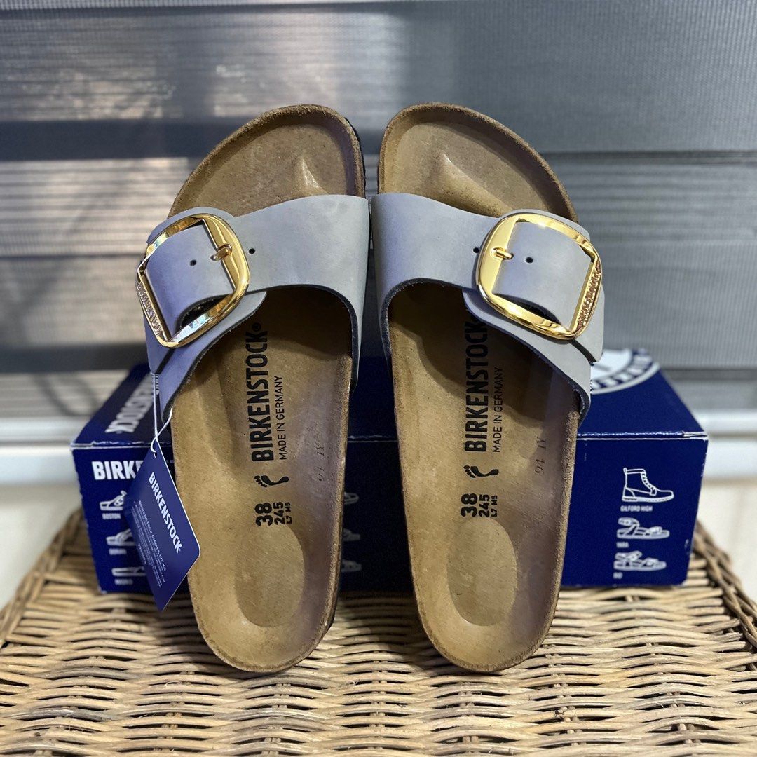 Birkenstock madrid big buckle dove cheap